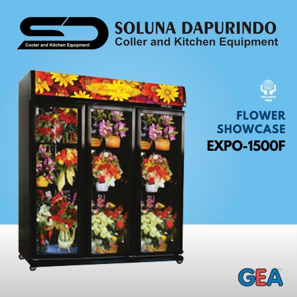 GEA FLOWER SHOWCASE EXPO-1500F /  EXPO1500F / ETALASE BUNGA