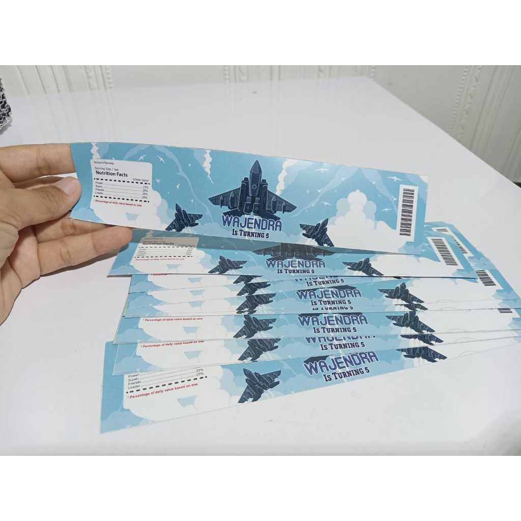label aqua pesawat tempur / label aqua custom pesawat tempur / label minum custom