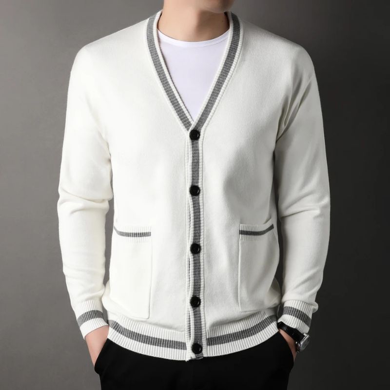 Sweater Rajut Pria/ Sweater Kancing/ Sweater Saku Pria/Sweater Kuliah/ Sweater Outdoor 100% Cotton B