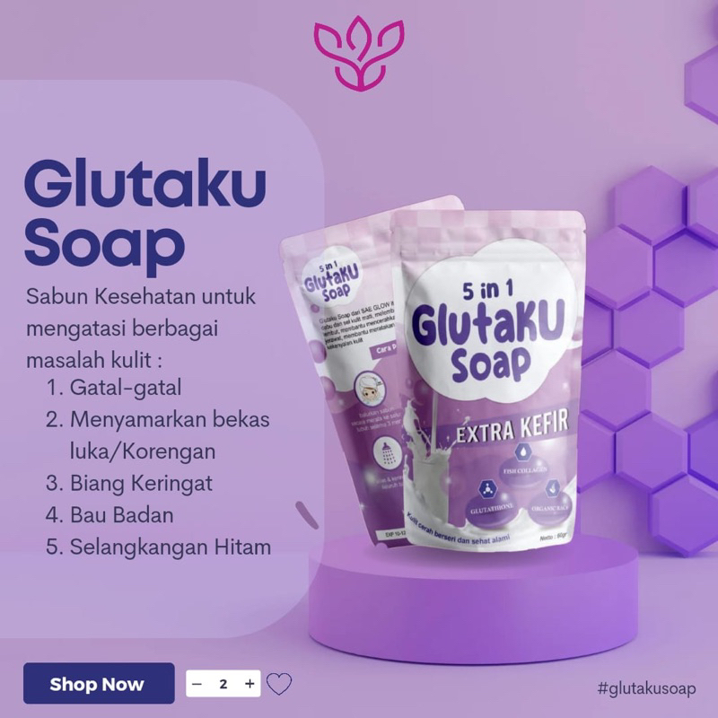 

Glutaku soap/ sabun pemutih