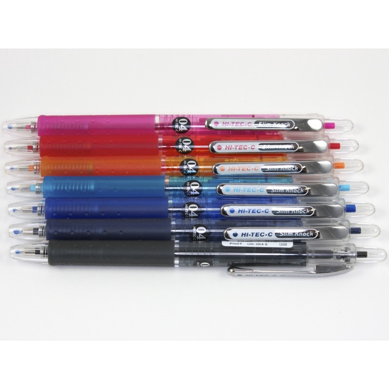

Pulpen Pilot High Tech C Slim Knock 04mm LHS-20C4 [Per 1 pcs]