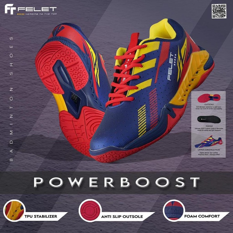 SEPATU FELET POWER BOOST ORIGINAL FELET 100%