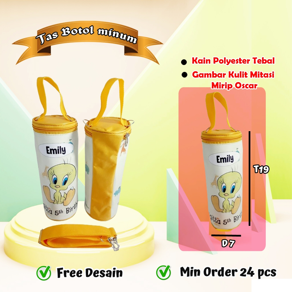 Tas Souvenir Tempat Wadah Botol Minum