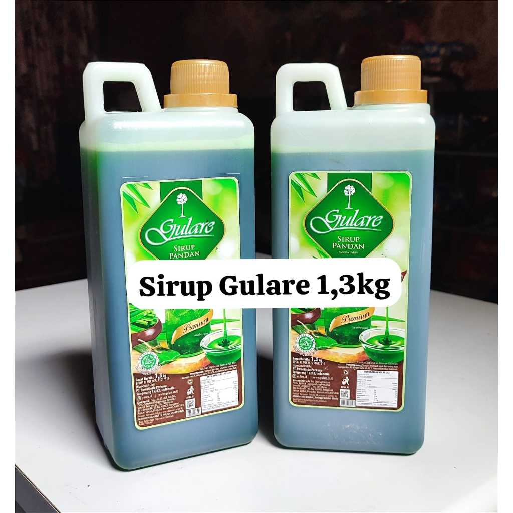 

Sirup Gulare Pandan Kemasan dirigen 1,3kg