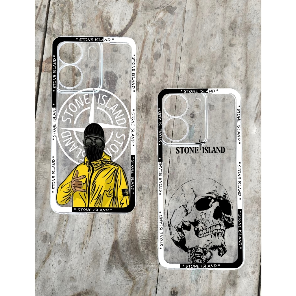 SOFTCASE BENING REDMI 13C 2023 TERBARU - CASE STONE ISLAND (JFF82)