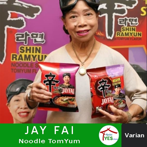 

NONGSHIM JAY FAI Shin Ramyun/Dry Tomyum Flavor HALAL JAYFAI