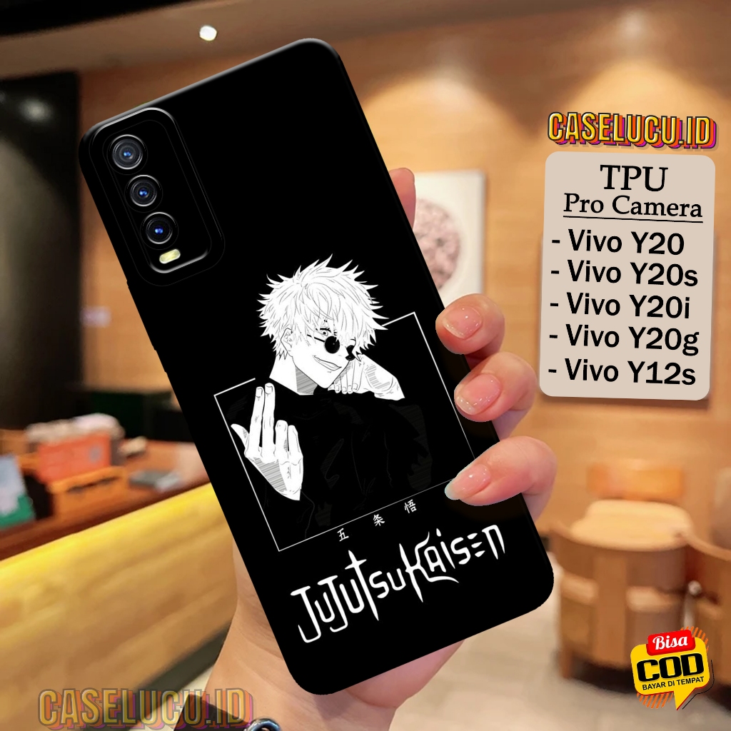 Casing Hp VIVO Y20 / Y20s / Y20i / Y20g / Y12s - Fashion Case Anime - Case VIVO Y20 / Y20s / Y20i / 