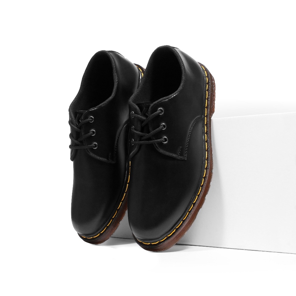 KOJO - Fujio 859 Sepatu Kasual Sepatu Pantofel Pria Sepatu Docmart Pendek Dr. Martens Sepatu Pria Ox