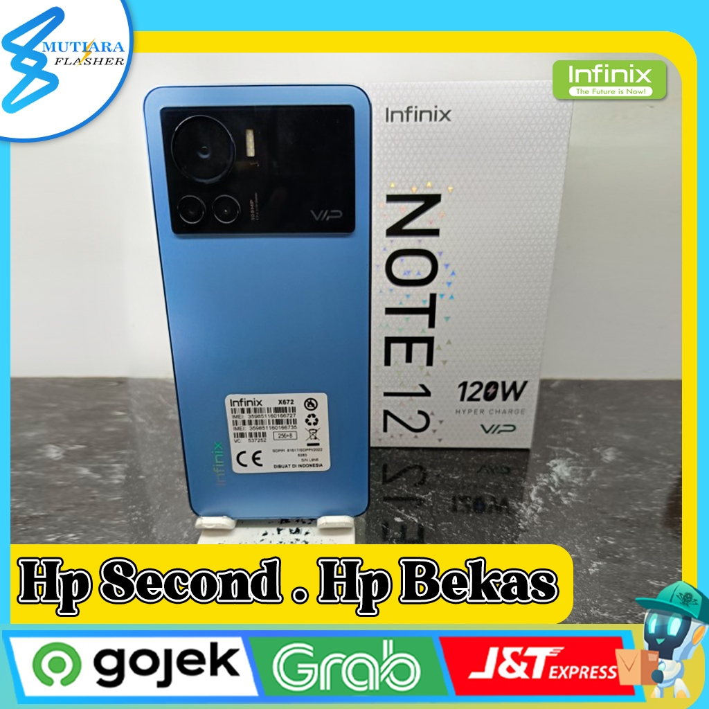 Infinix Note 12 VIP Ram 8 Rom 256GB Second Original