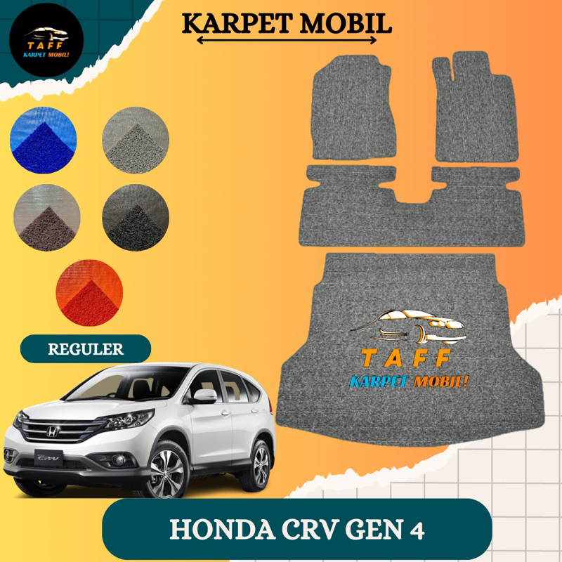 KARPET MOBIL HONDA CRV GEN 4 2012-2016 / KARPET MOBIL MIE HONDA CRV GEN 4 2012-2016