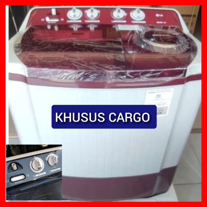KHUSUS CARGO MESIN CUCI 2 TABUNG LG 9KG P9050R/RTB