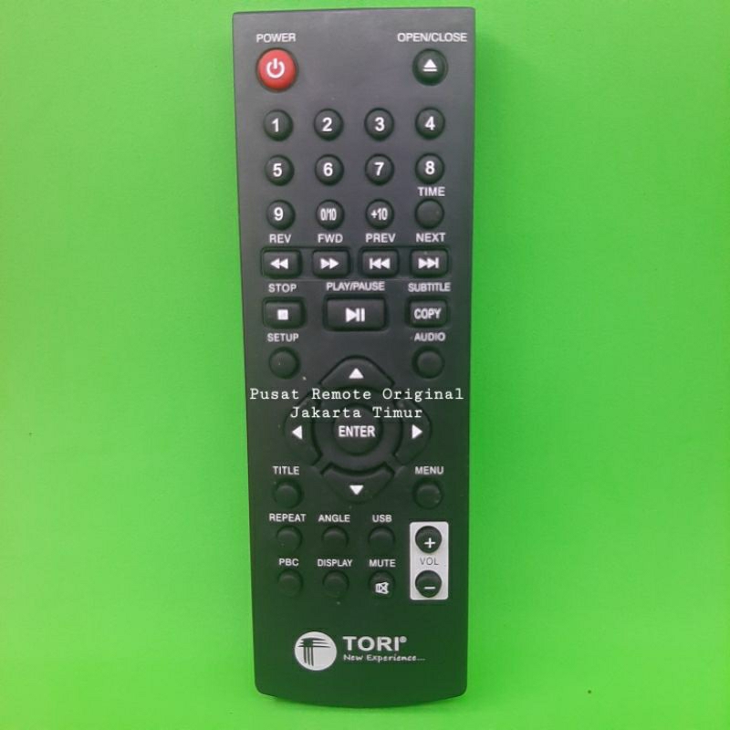 REMOTE REMOT DVD TORI PLAYER ORIGINAL