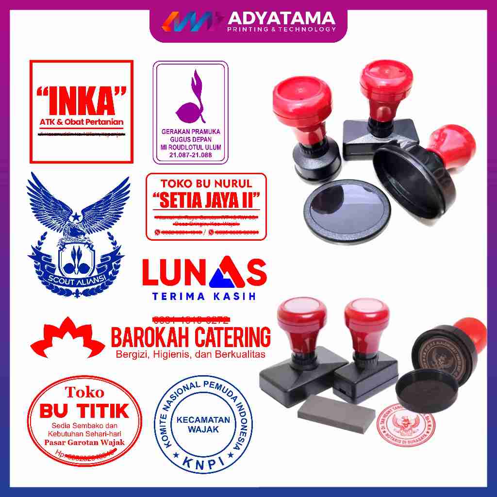 

STAMPEL FLASH CUSTOM (GRATIS DESAIN)