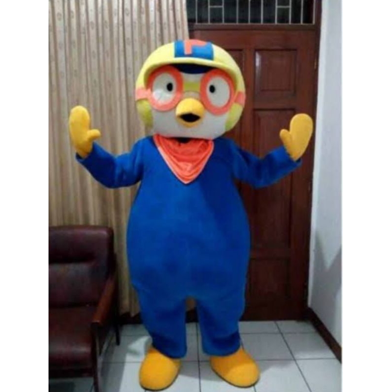 Kostum badut Pororo kartun
