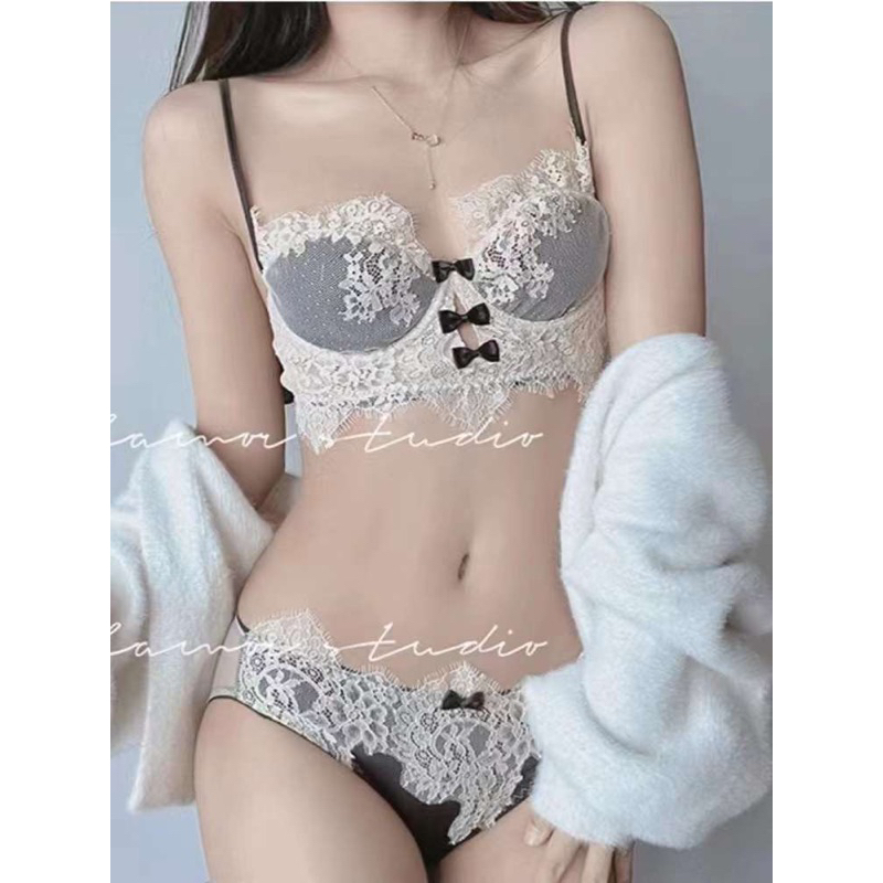 023 Premium Bra SIZE BESAR BH Push Up Set Tanpa Kawat Celana Dalam Wanita Cewe Import COD Sexy Linge