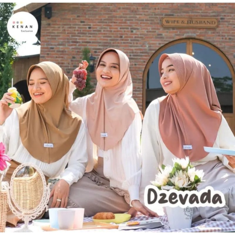 Kenan hijab_KENAN Daily Dzevazada Hijab Instan
