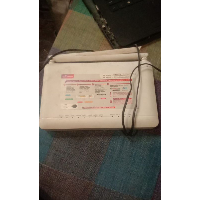 ROUTER ZTE f670L PORT HIJAU/BIRU