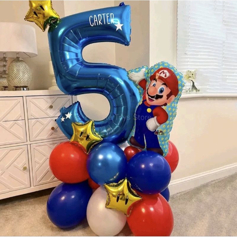 PALET STAND BALON ANGKA MARIO LUIGI