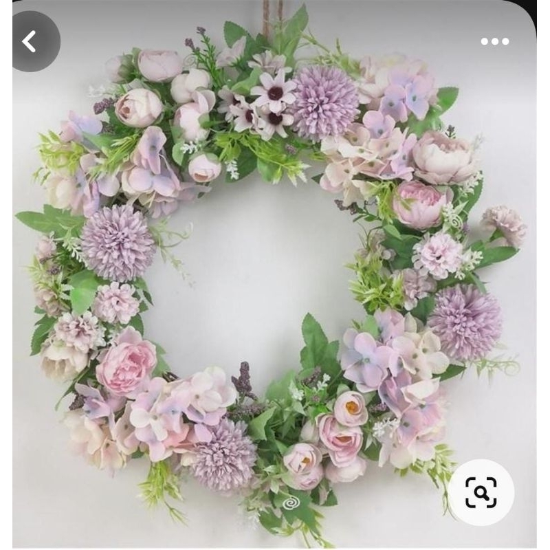 

po hiasan ring wreath 55cm