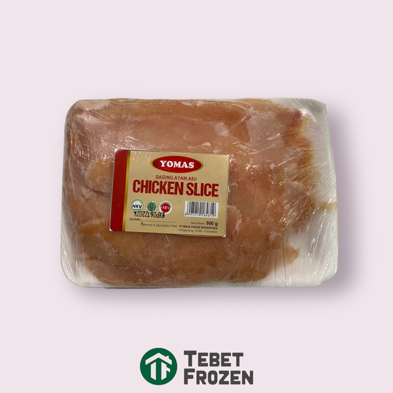 

YOMAS AYAM / CHICKEN SLICE 500GRAM - TEBET FROZEN