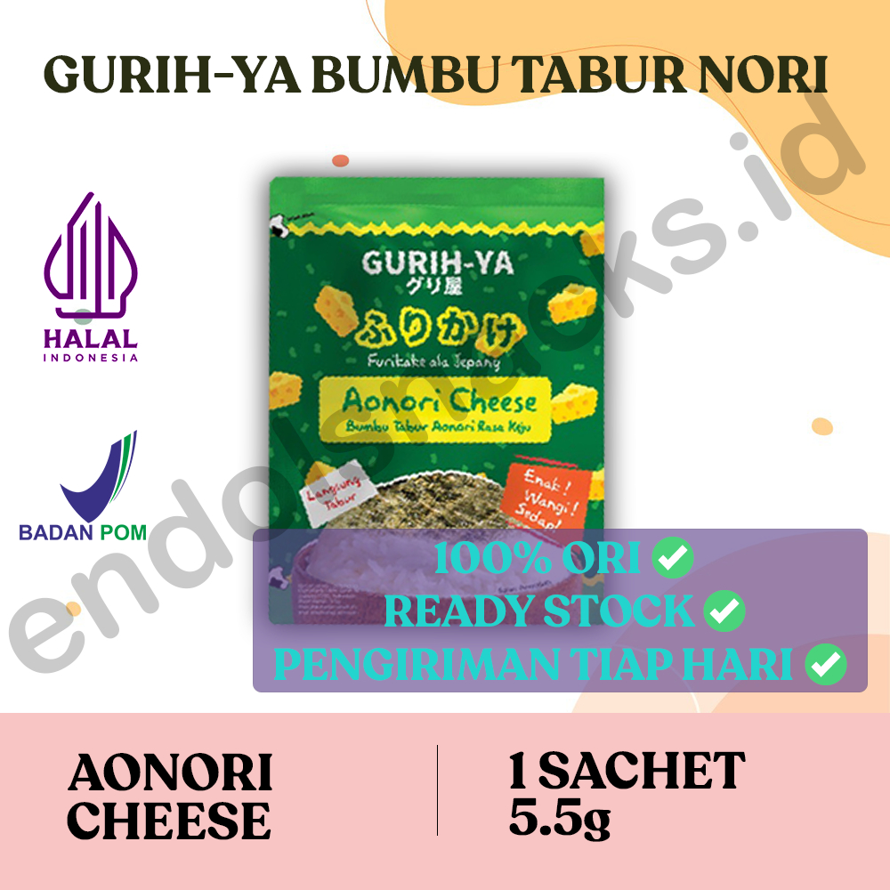 

Gurih-ya Bumbu Tabur Rasa Aonori Cheese Seaweed - Sachet 5.5g