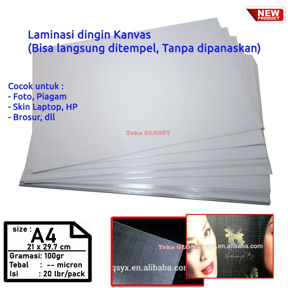 Best LAMINASI KANVAS A4 97