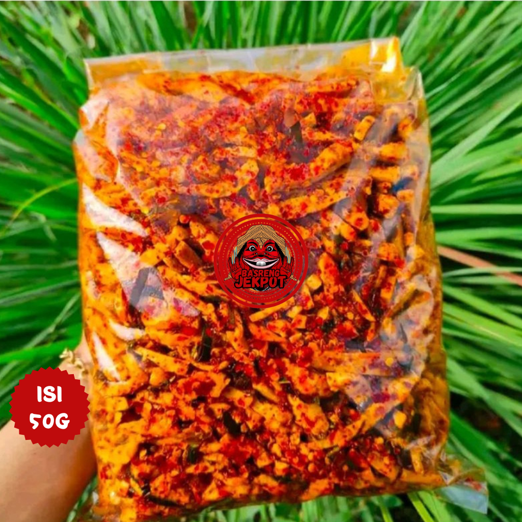 

Basreng Pedas Daun Jeruk 50 Gram Dan Basreng Daun Jeruk Original [Basreng Jekpot]