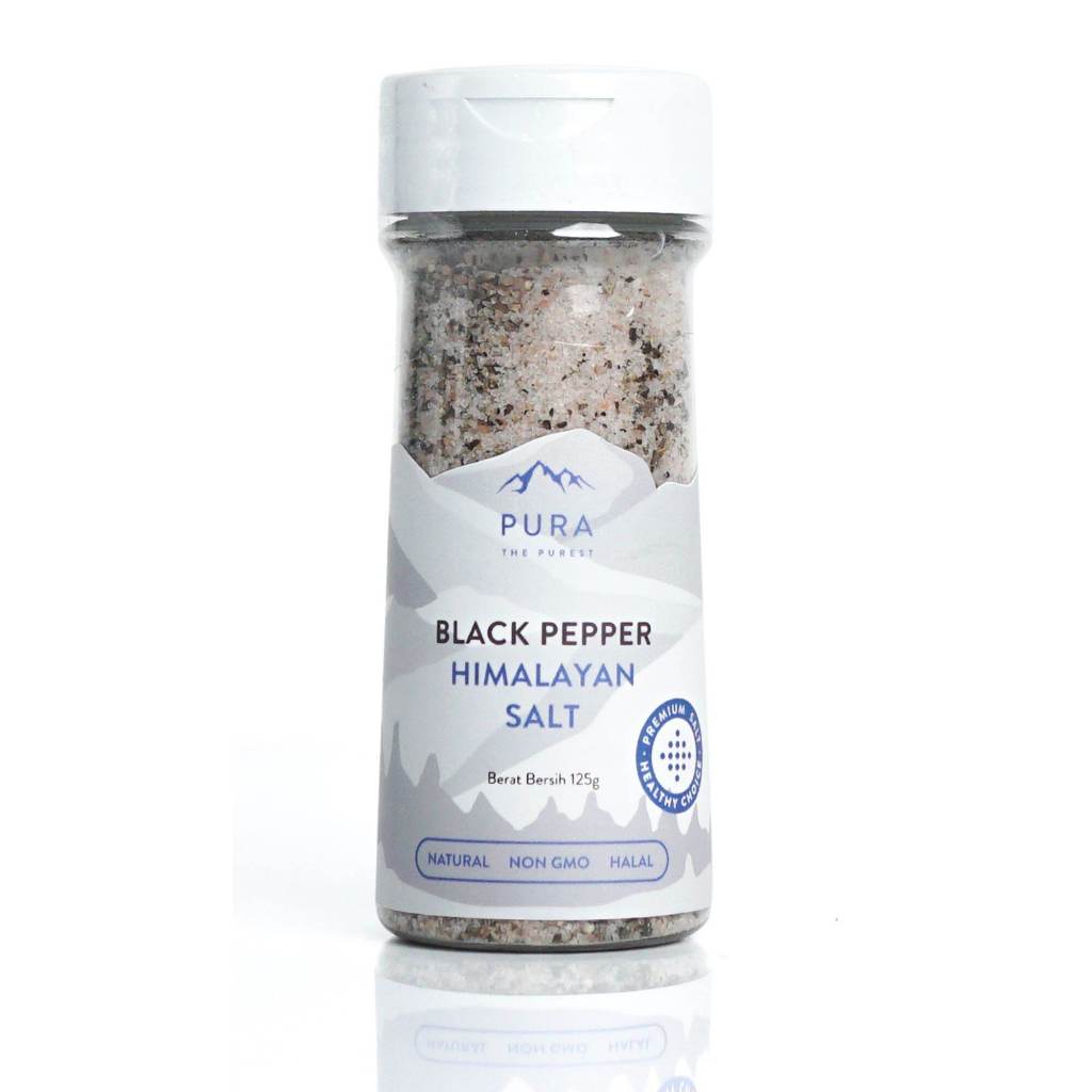 

garam himalaya himalayan salt pura lada hitam black pepper 125