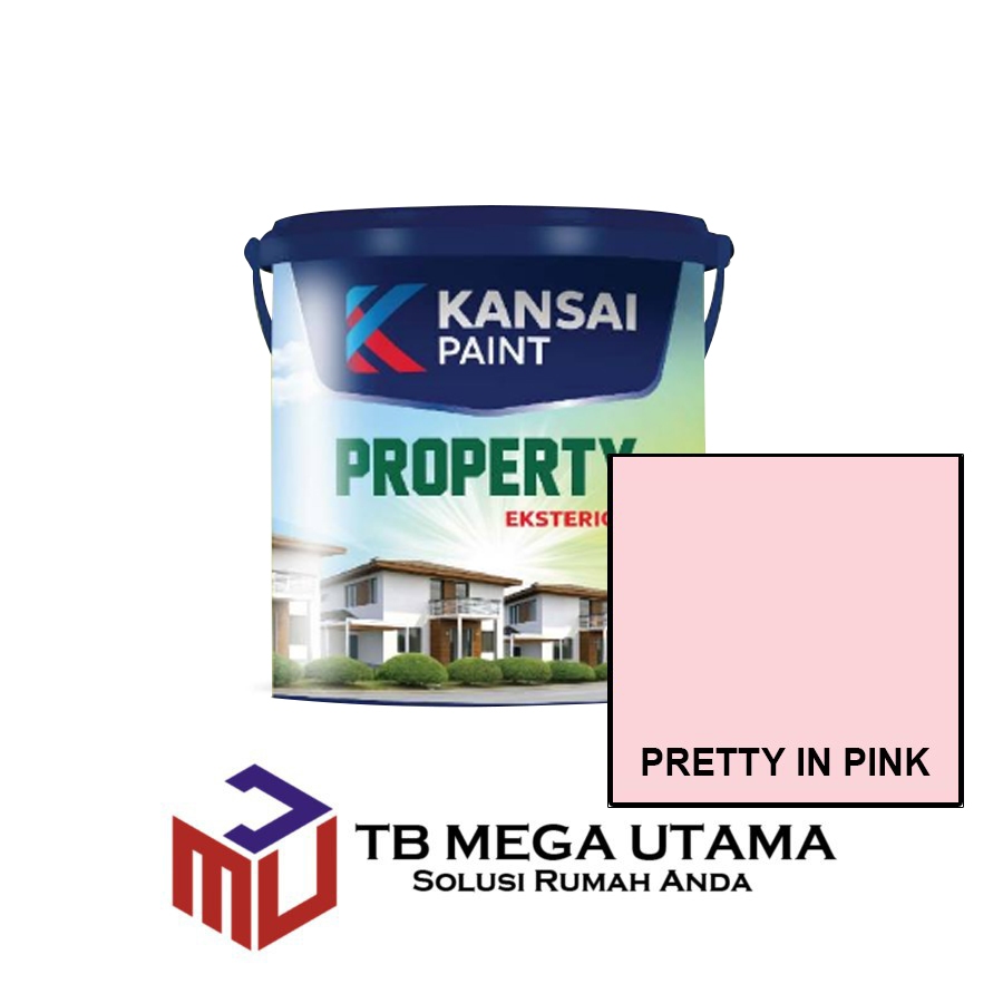 Kansai Paint Property Eksterior Pretty in Pink 5 Kg | Cat Tembok Eksterior