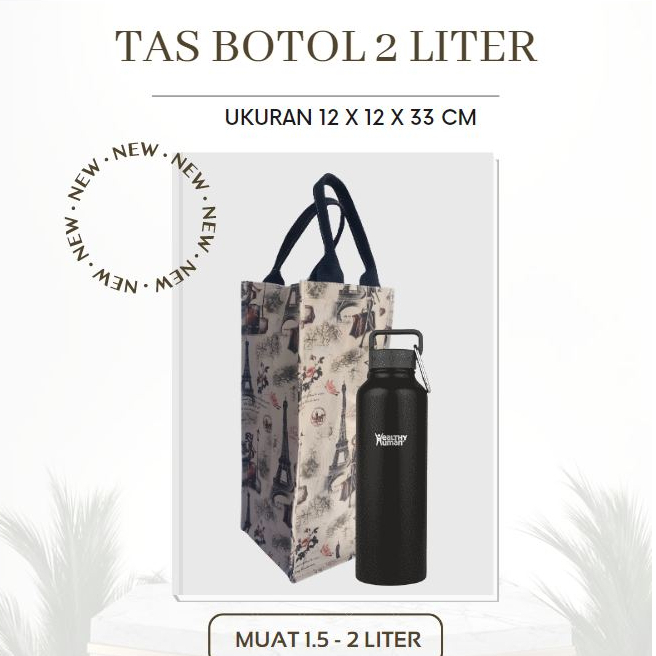 tas botol tupperware / tas botol tali / tas botol air minum,tas botol minum