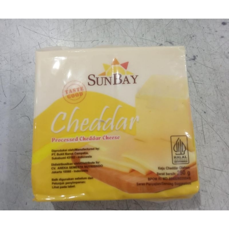 

Keju / Cheese Cheddar Sunbay 250gram