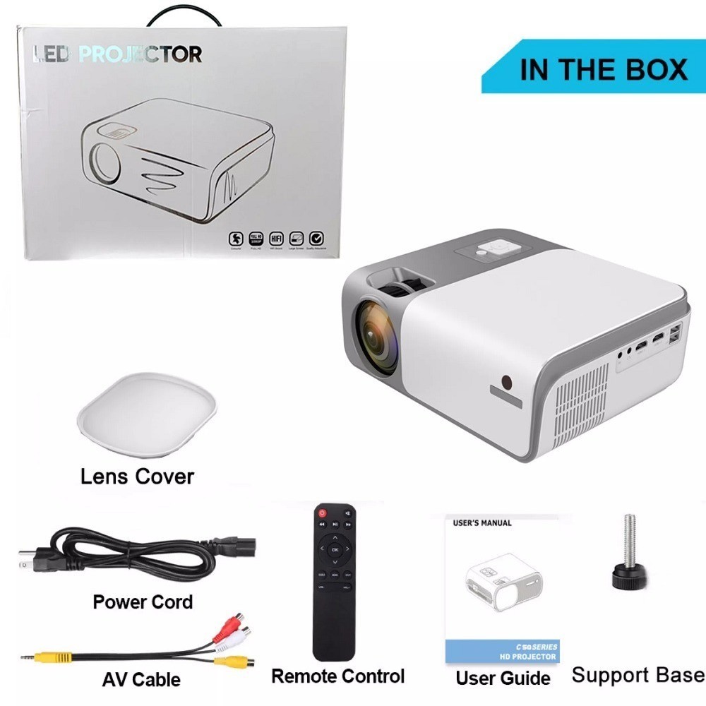 Cheerlux C50 Proyektor Android Wifi Full HD