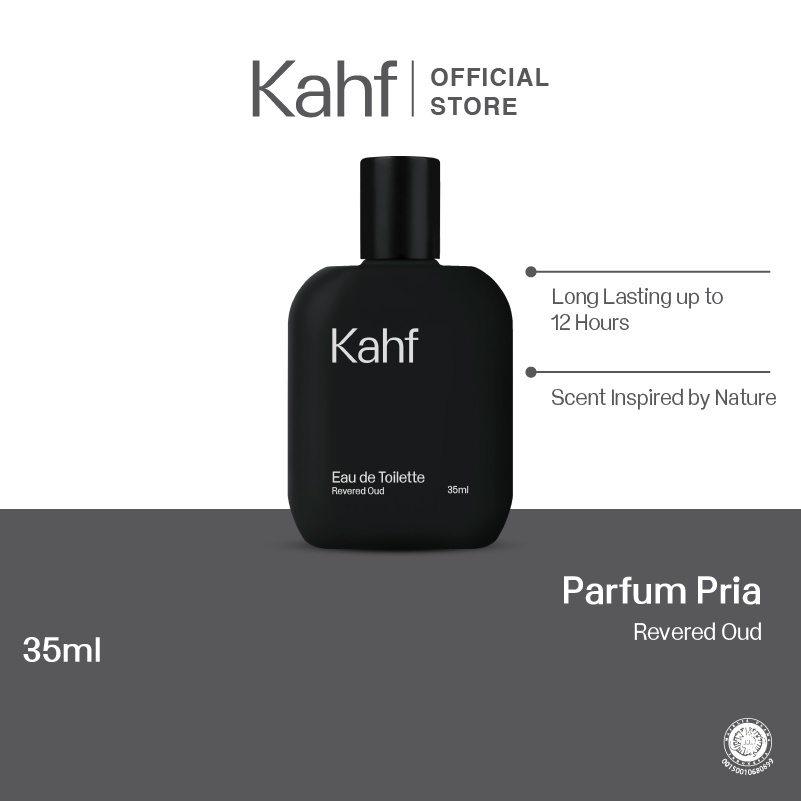 Kahf Parfume REVERED OUD EAU DE TOILETTE / Parfum Untuk ( PRIA & WANITA ) Tahan Lama