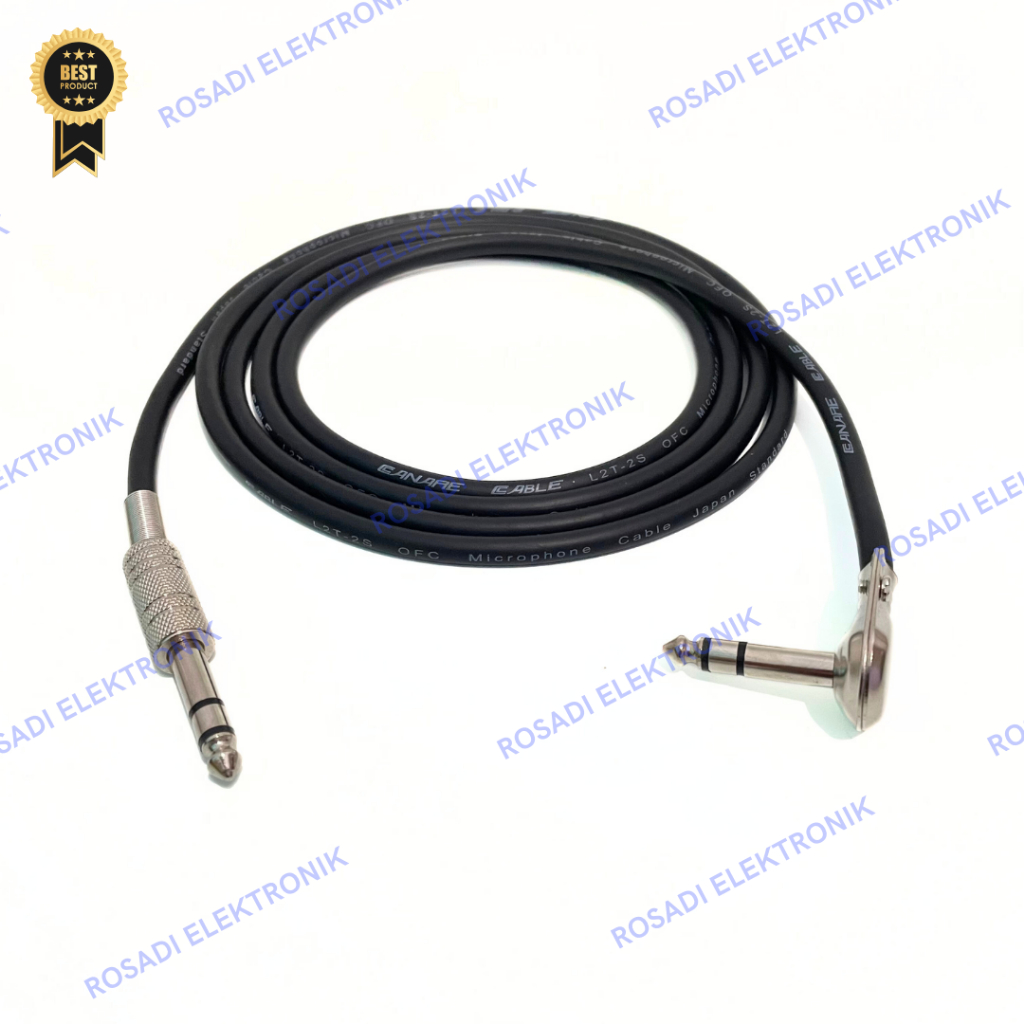 kabelkabel konektor TRS jack akai stereo to jack akai L stereo 6.5mm