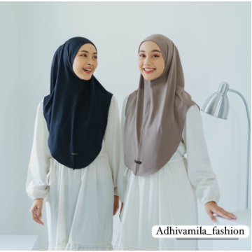 Al Ayyubi Jilbab Hijab Instan Kerudung Bergo Oval Sofia Baha Jersey Super Premium / Hijab Instan Mal