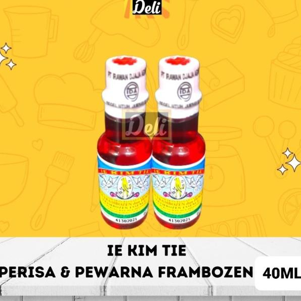 

Produk Terbaik] IE KIM TIE Perisa Frambozen 40ml/Perisa & Pewarna Ie Kim Tie Frambozen