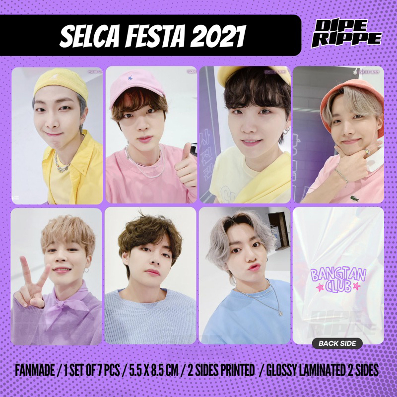 BANGTAN CLUB SELCA FESTA 2021 PASTEL JUNGKOOK V JIN