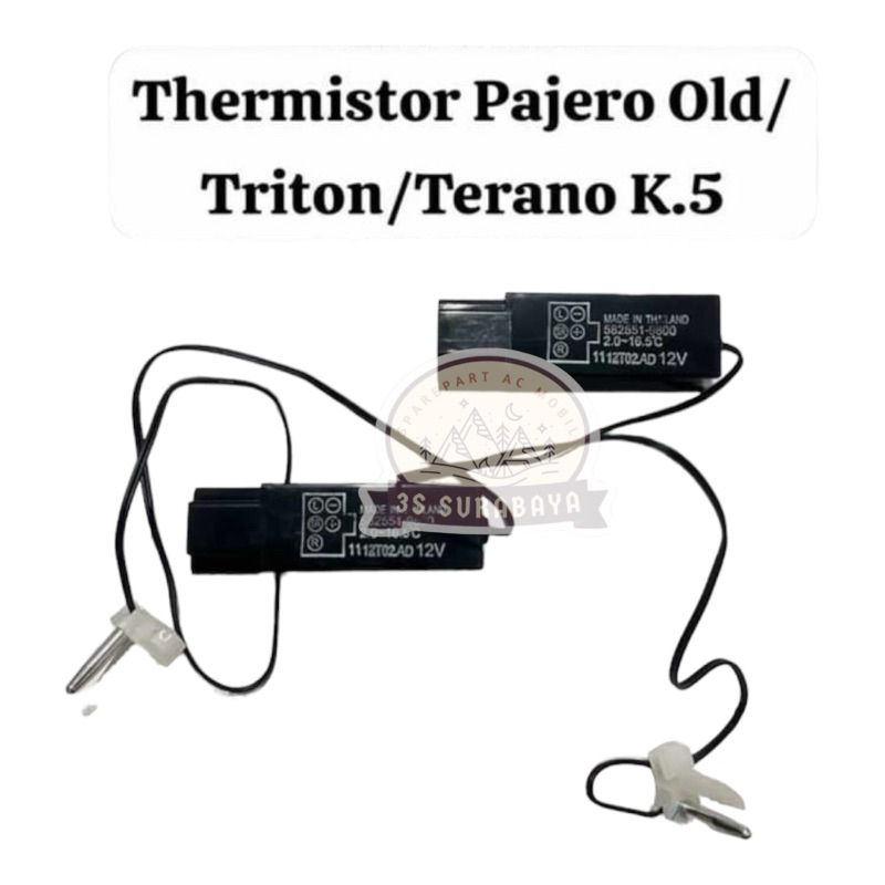 Thermistor Thermostat Pajero Sport Lama Triton Terano Kaki 5 Ac mobil ASLI (Baru/New)