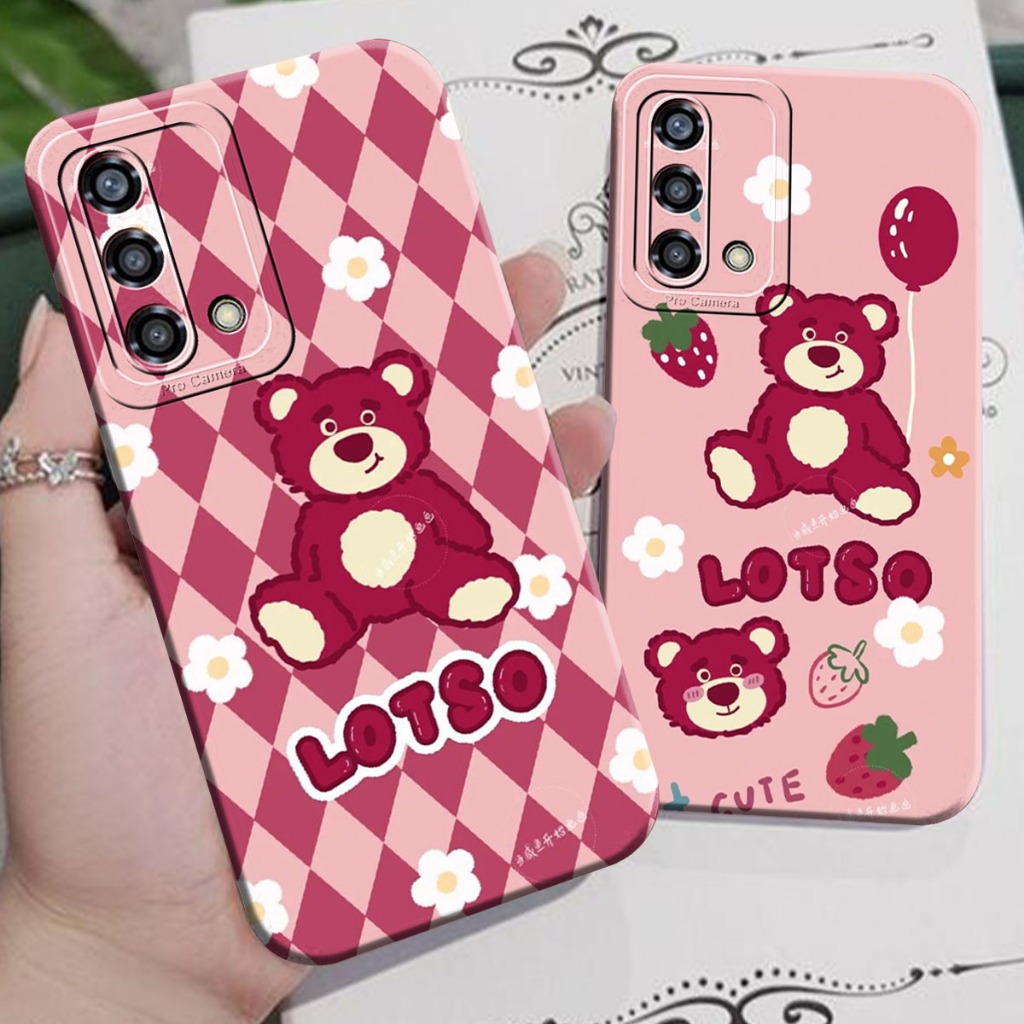 Softcase Oppo A74 4G / A95 4G Motif Kartun Lotso Toy Story - Case Cantik - Case Kartun Cute - Case K