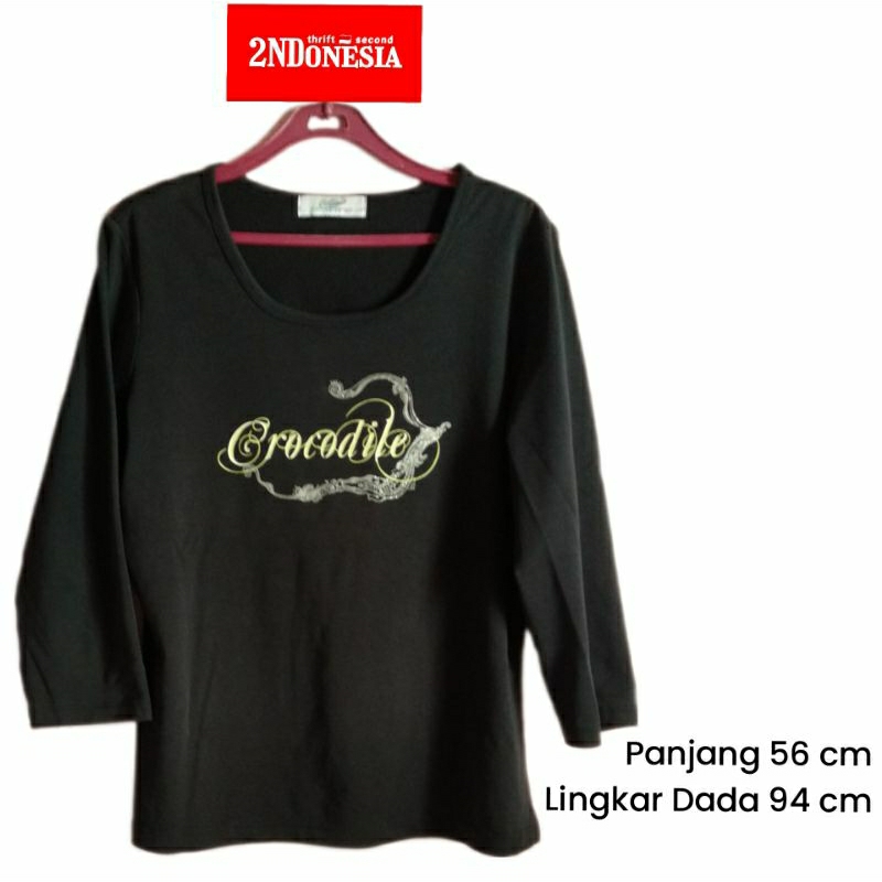 kaos second | O-neck CROCODILE