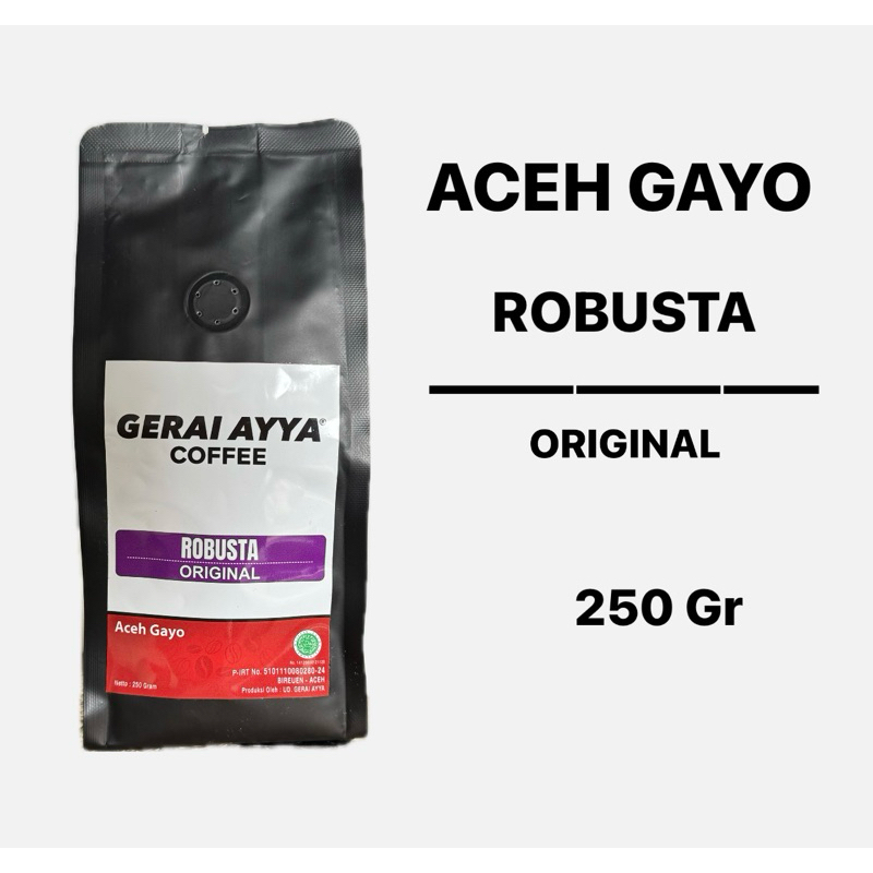 

KOPI ROBUSTA GAYO ORIGINAL 250 gr