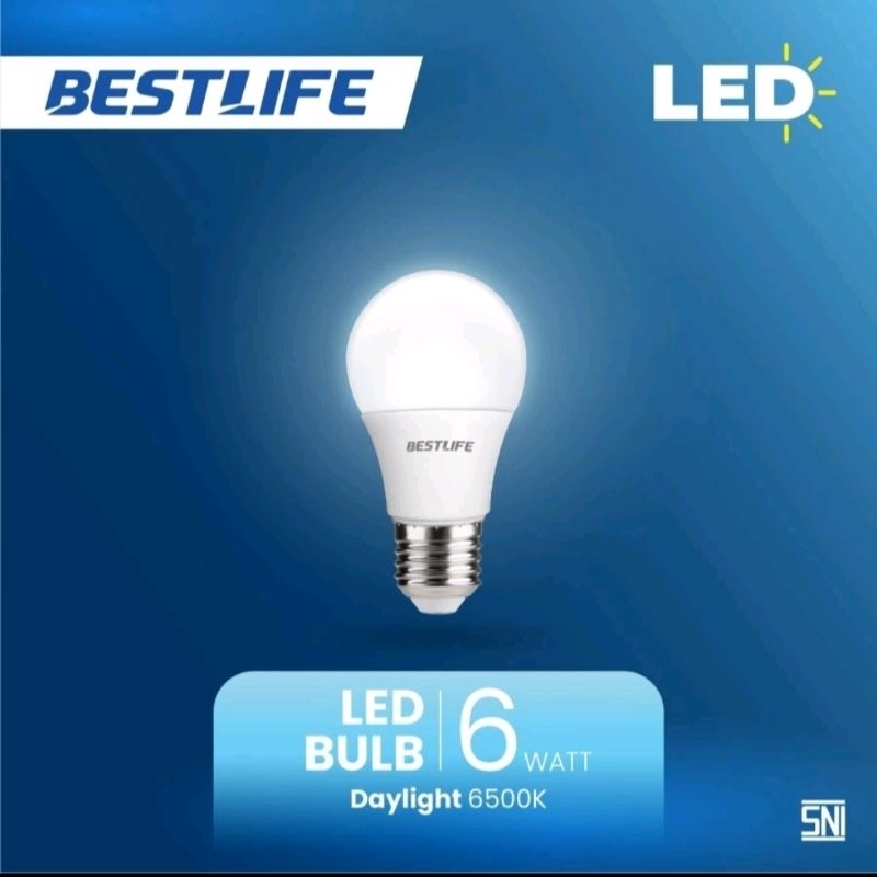 BESTLIFE Lampu LED Bulb 6 Watt / Lampu LED 6 Watt