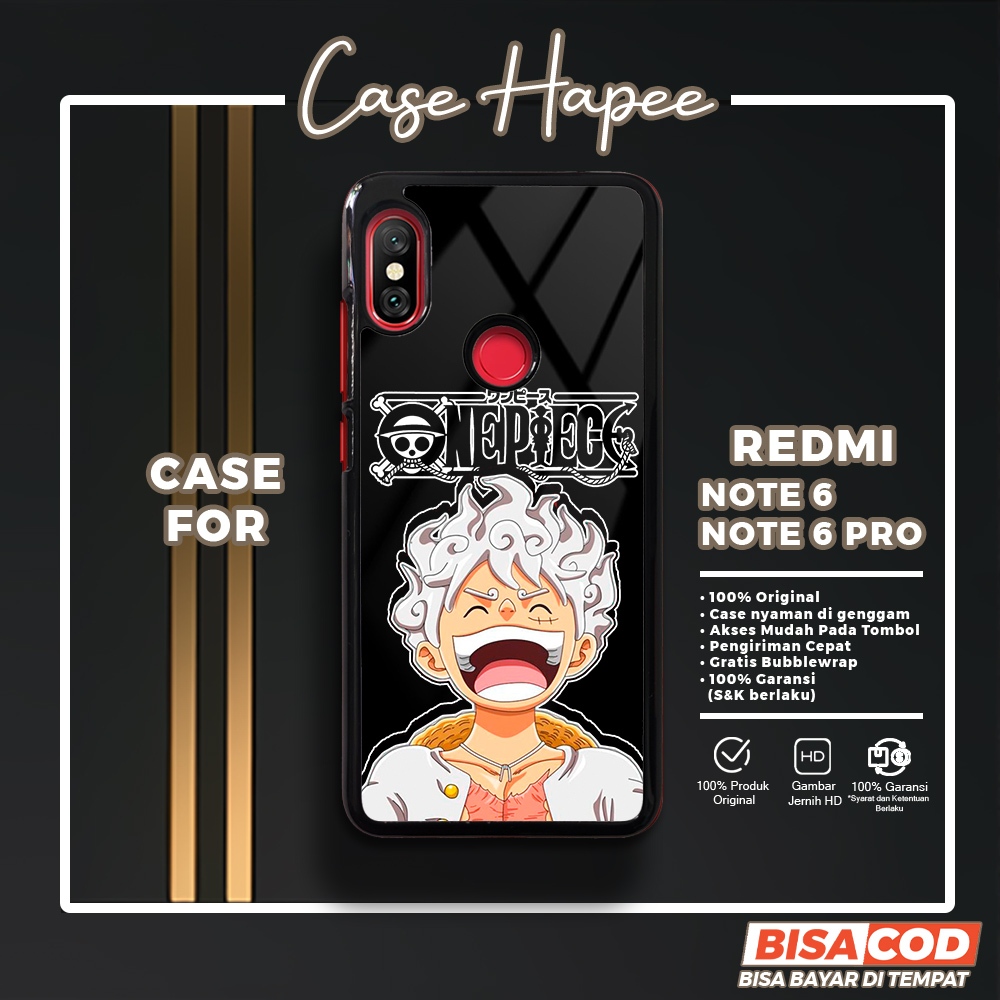 Case Redmi Note 6 Casing Redmi Note 6 Pro [GEAR 5] Casehapee Case Glossy Case Aesthetic Custom Case 