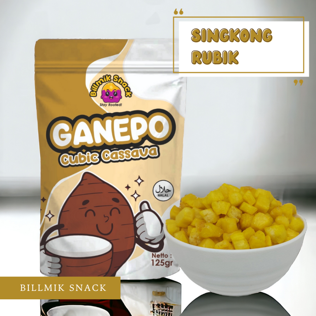 

Billmik Ganepo 125g / Rubic cassava / rubik / dakak dakak 125g