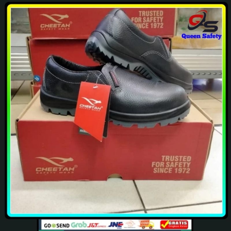 Sepatu Safety Cheetah Rebound 7001H/Jual Sepatu Safety/Sepatu Safety Cheetah/Sepatu Slip On/ Sepatu 