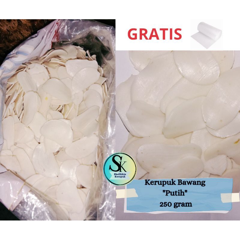 

Kerupuk Bawang Putih 250 gram / Kerupuk Seblak / Kerupuk Mentah / Kerupuk Gurih