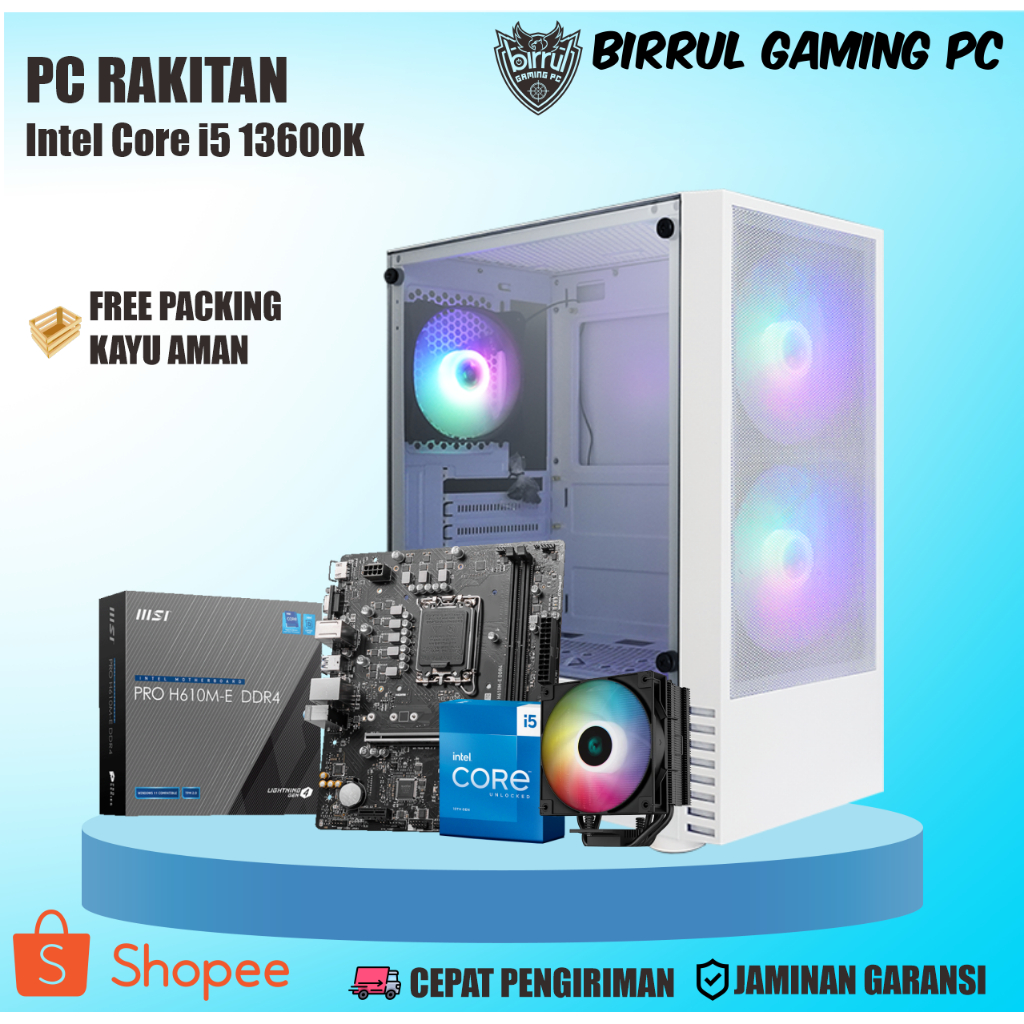 Pc Gaming DDR4 I5 13600K I 16Gb I 256Gb I 1Tb I Rx 7700 Xt 12Gb