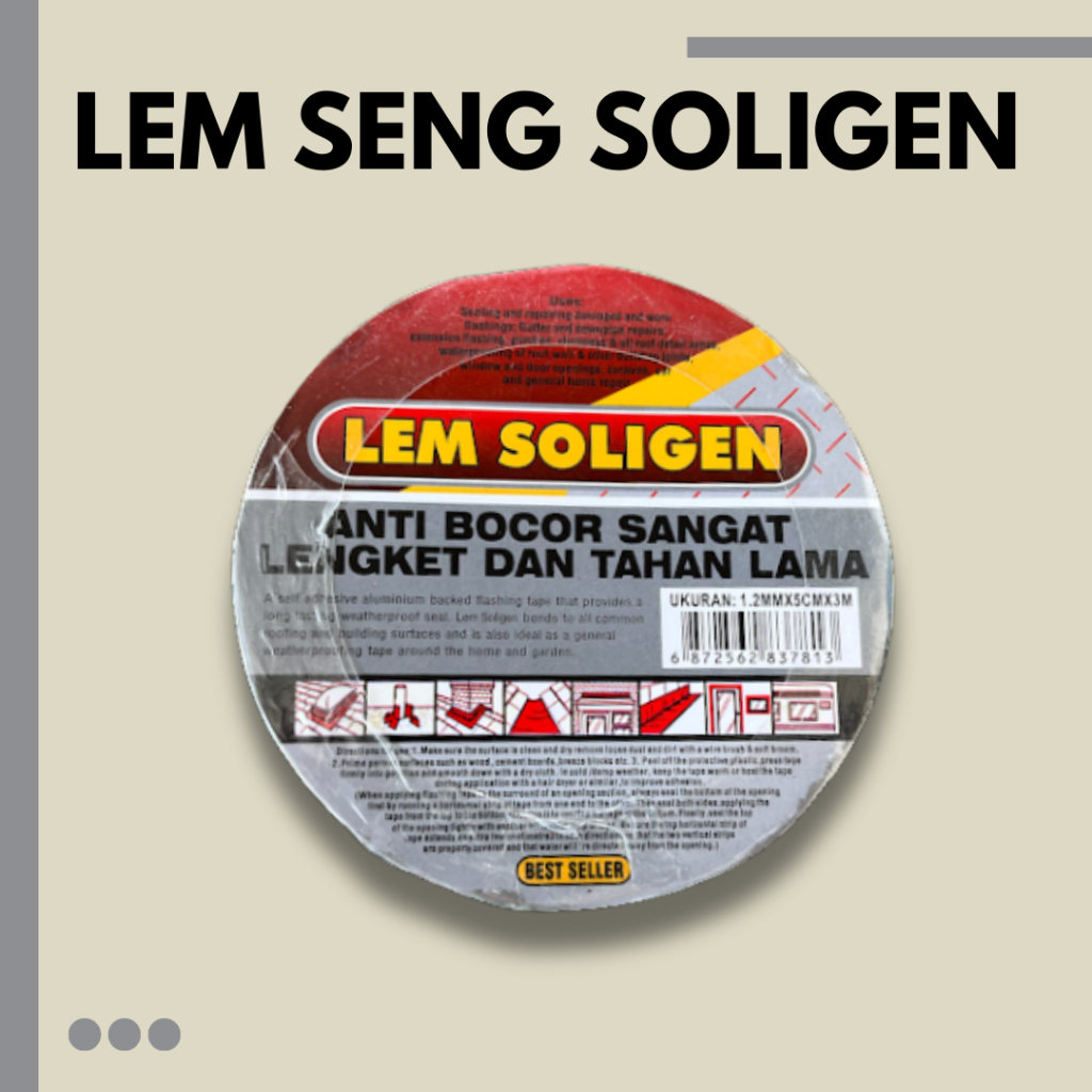 Lem Seng / Talang / Asbes Anti Bocor Soligen