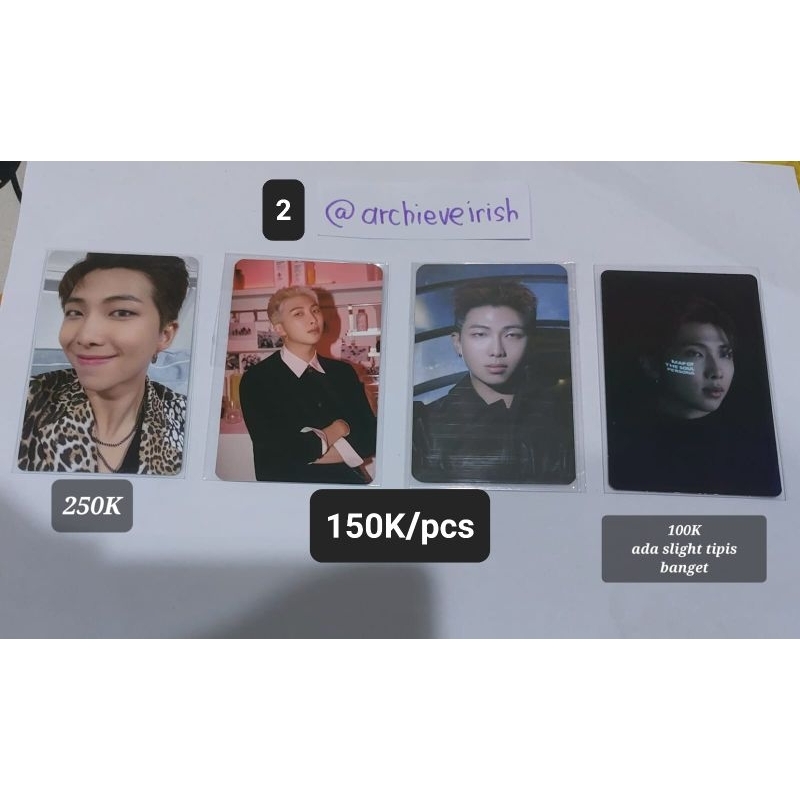 Photocard Namjoon BTS