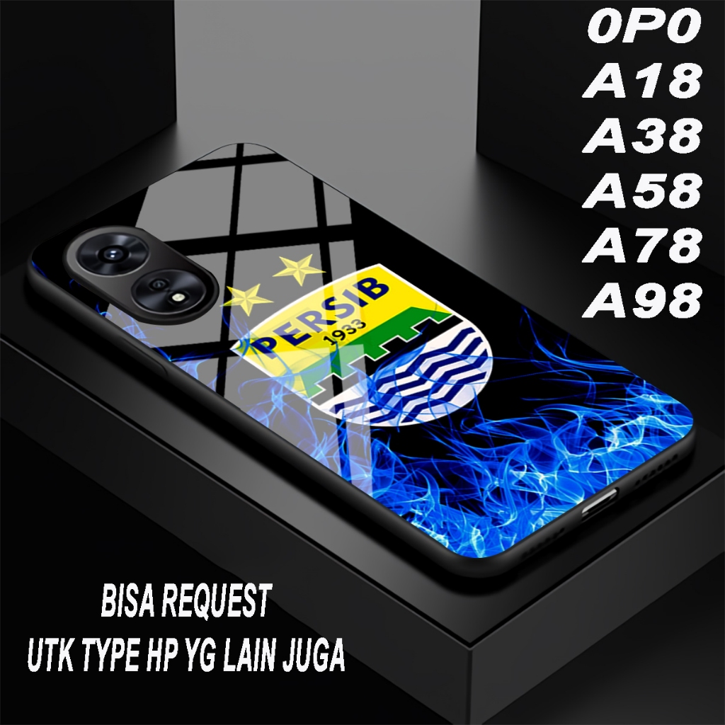 (COD 69) Softcase glossy kilau - motif Bola - OPPO A18/A38/A58/A78/A98/A15/A16/A16K/A16E/A54/A55/A57
